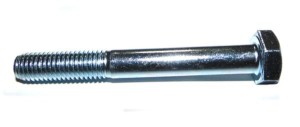 Śruba z łbem 6-kątnym niepełny gwint M10x80 kl.5.8 DIN931 biały ocynk