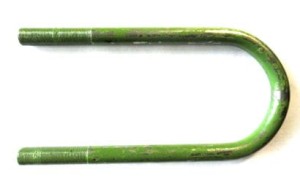 Strzemię resoru bez nakrętki rozstaw w środku 11,5cm dł.cał.30cm fi20 przyczepa D-50