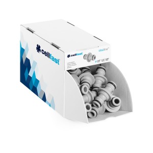 Łącznik dwójnik (ABS) IDEAL 1/2-3/4"