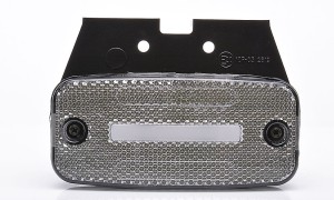 Lampa obrysowa pozycyjna przednia W157 LED 12/24V Biała