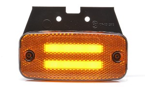 Lampa obrysowa pozycyjna boczna W158 LED 12/24V Pomarańczowa