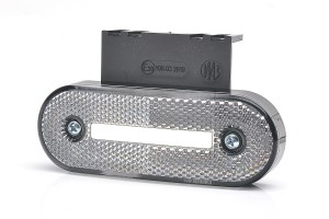 Lampa obrysowa pozycyjna przednia W174 LED 12/24V Biała