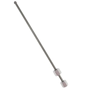 Przewód wtryskowy prosty długość 30cm nakrętki M12, M14 ANDORIA