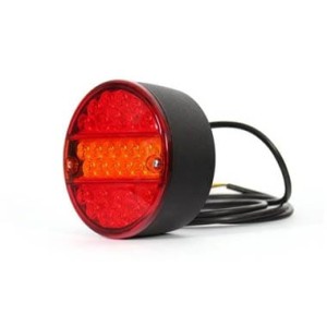 Lampa tylna C-330  W19D LED 12/24V  232 szeroka