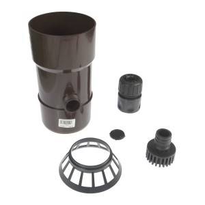 Odzyskiwacz wody deszczowej 110mm brązowy