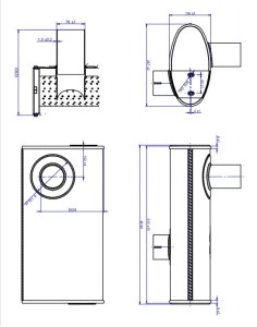 Tłumik pierwszy puszka 87704568 Case ANDORIA