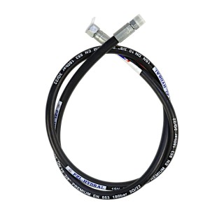 Przewód hydrauliczny gwint M18x1,5 proste L-1600mm DN10-1SN (AB-10-1600, P11P21) 18MPa PZL HYDRAL