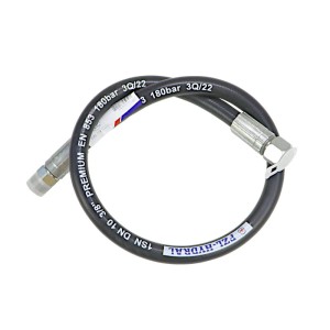Przewód hydrauliczny gwint M18x1,5 proste L-740mm DN10-1SN (AB-10-740, P11P21)  Bizon (5040/30/079/1) 18,0MPa PZL HYDRAL
