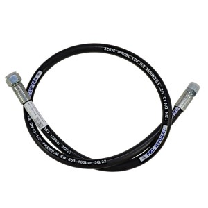Przewód hydrauliczny gwint M22x1,5 proste L-1300mm DN12-1SN (AB-13-1300, P11P21) 16MPa PZL HYDRAL