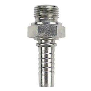 Końcówka prosta gwint zewnętrzny AGR DN13 1/2" BSP S27 duży sześciokąt BSP 6054.1300 HYDRAL