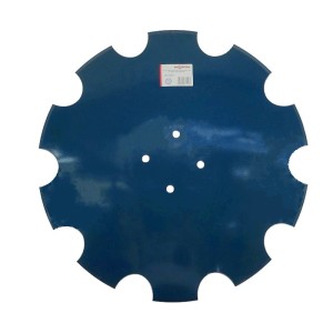 Talerz uzębiony FI-510mm, grubość 4mm mocowanie piasta typ SKF 4 otwory rozstaw śrub 98mm 1966-20M Unia Ares AU341 stal borowa MORGA