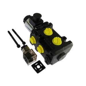 Dzielnik zawór elektrozawór kierunkowy elektromagnetyczny kontroli W-E12DVS6/2 (DVS6/50L) G1/2" 50L ARCHIMEDES