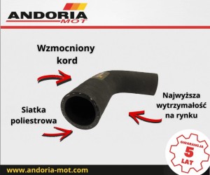 Sztucer przewód wody zbrojony kord MF-3 Andoria