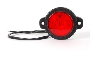 Lampa obrysowa tylna okrągła mała W24W LED 12/24V czerwona