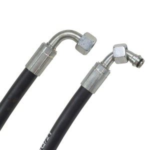 Przewód hydrauliczny DN10 330bar kolano DKOL 90 DN10 M18X1.5 12L / kolano DKOL 90 DN10 M18X1.5 12L, L-600mm DN10-2SN PZL-HYDRAL