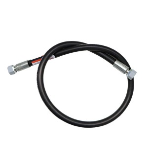 Przewód hydrauliczny 350 bar gwint M16x1,5 proste (DKOL - DKOL) L-1000mm DN08-2SN (AA-08-1000, P11P11) 35MPa PZL HYDRAL