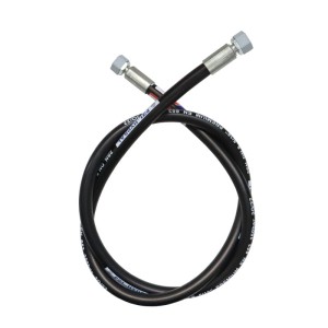 Przewód hydrauliczny 350 bar gwint M16x1,5 proste (DKOL - DKOL) L-1500mm DN08-2SN (AA-08-1500, P11P11) 35MPa PZL HYDRAL