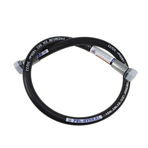 Przewód hydrauliczny 160 bar gwint M22x1,5 (płaska - płaska) L-1000mm DN12-1SN 16MPa PZL HYDRAL