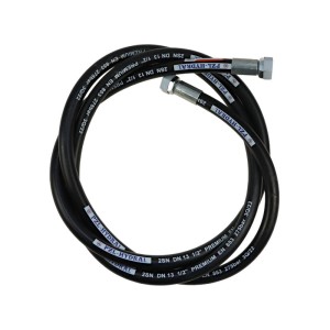 Przewód hydrauliczny 275 bar gwint M22x1,5 proste (DKOL - DKOL) L-3000mm DN12-2SN (AA-13-3000, P11P11) 27,5MPa PZL HYDRAL