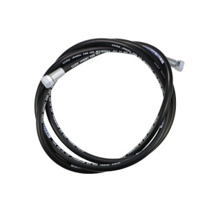 Przewód hydrauliczny gwint M22x1,5 proste ( płaska - DKOL ) L-3650mm DN12-1SN 73211600100 Przyczepa (AA-13-3650, P11P11) 16MPa PZL HYDRAL