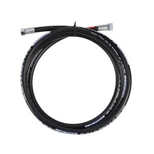 Przewód hydrauliczny 275 bar gwint M22x1,5 proste (DKOL - DKOL) L-4000mm DN12-2SN (AA-13-4000, P11P11) 27,5MPa PZL HYDRAL
