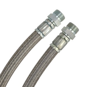Przewód wąż teflonowy M22x1,5 L-400mm sprężarki MAN PROKOM