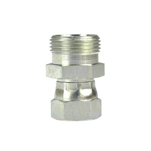 Złącze - złączka hydrauliczna - prosta AB M16x1,5 - M22x1,5 10L/15L stożek starego typu bez oringu