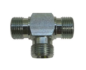Złącze - złączka hydrauliczna - trójnik 1/4"