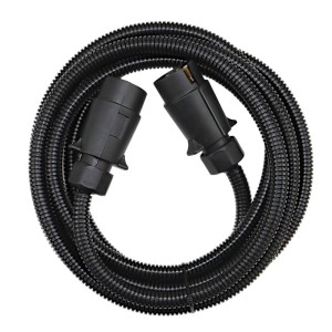 Przewód elektryczny podłączeniowy przyczepy 7x1 3,5m dwie wtyczki (peszel) ELMOT PREMIUM