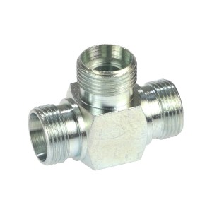 Złącze - złączka hydrauliczna - trójnik M22x1,5 16L
