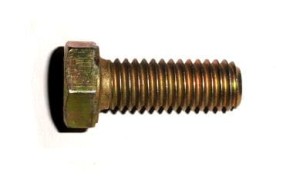 Śruba z łbem 6-kątnym pełny gwint 3/8" x 1" UNC DIN933 ocynk - napinacza sprężarki MF#