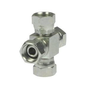 Złącze - złączka hydrauliczna - czwórnikowa AAAA M16x1,5 10L
