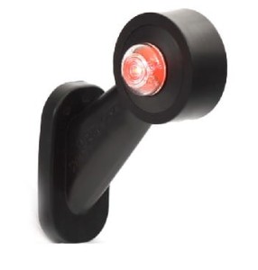 Lampa obrysowa przednio-tylna prawa W21.7 LED 12/24V Biało-Czerwona