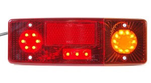 Lampa tylna zespolona WE551 DL 12-24V prawa LEDOWA