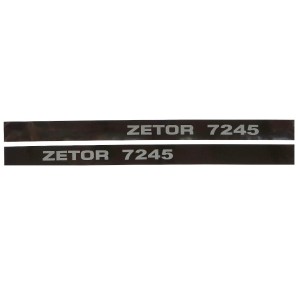 Komplet znaków - emblematów Zetor 7245