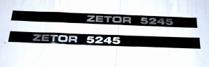 Komplet znaków - emblematów Zetor 5245