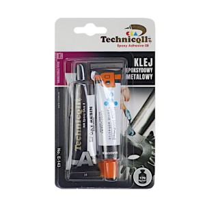 Klej epoksydowy metalowy 40ml 2X20