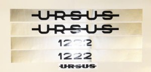 Komplet znaków - emblematów Ursus 1222