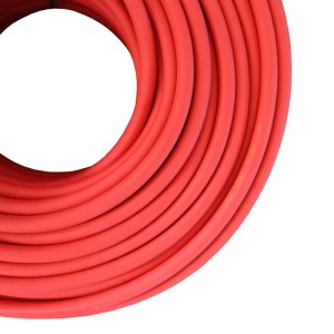 Kabel przewód rozruchowy spawalniczy, akumulatora 1x25 gumowany - elastyczny czerwony Premium ELMOT (pakowany po 100 mb) sprzedawany na metry