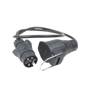 Adapter przejściówka gniazda złącza kablowy 7/13 12V długość 1,0m ELMOT