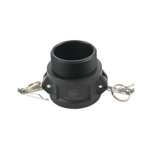 Szybkozłącze Camlock coupling gniazdo Typ B polipropylen PP 2 1/2" x  63mm PZL HYDRAL