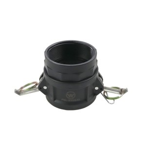Szybkozłącze Camlock coupling gniazdo Typ D polipropylen PP 2 1/2" x  63mm PZL HYDRAL