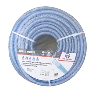Wąż techniczny zbrojony PVC 16X3 12bar PZL - HYDRAL (sprzedawane po 50m) widoczna cena za 1 mb