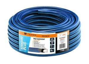 Wąż ogrodowy "STANDARD PLUS",  FI 1". 20m, Teger
