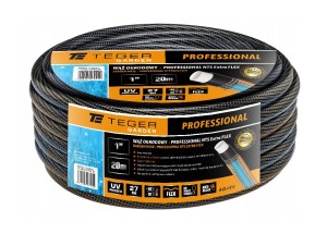Wąż ogrodowy "PROFESSIONAL- EXTRA FLEX" FI 1". 20m / TEGER
