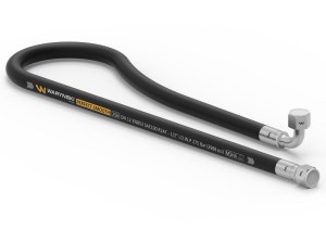 Przewód hydrauliczny gładki z uszczelnieniem - 275 bar gwint M22x1.5 prosta/90 stopni L-500mm DN12-12SN (AK-13-500; P11P12) 27.5MPa Waryński