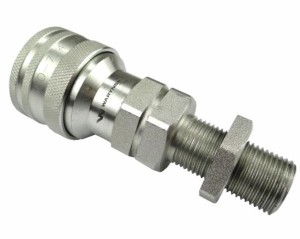 Szybkozłącze hydrauliczne gniazdo long M18x1.5 gwint zewnętrzny EURO (9100818GL) (ISO 7241-A) Waryński  (opakowanie 10szt)