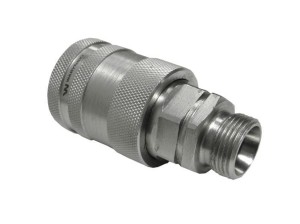 Szybkozłącze hydrauliczne gniazdo M22x1.5 gwint zewnętrzny EURO PUSH-PULL (9100822G) (ISO 7241-A) Waryński  (opakowanie 10szt)